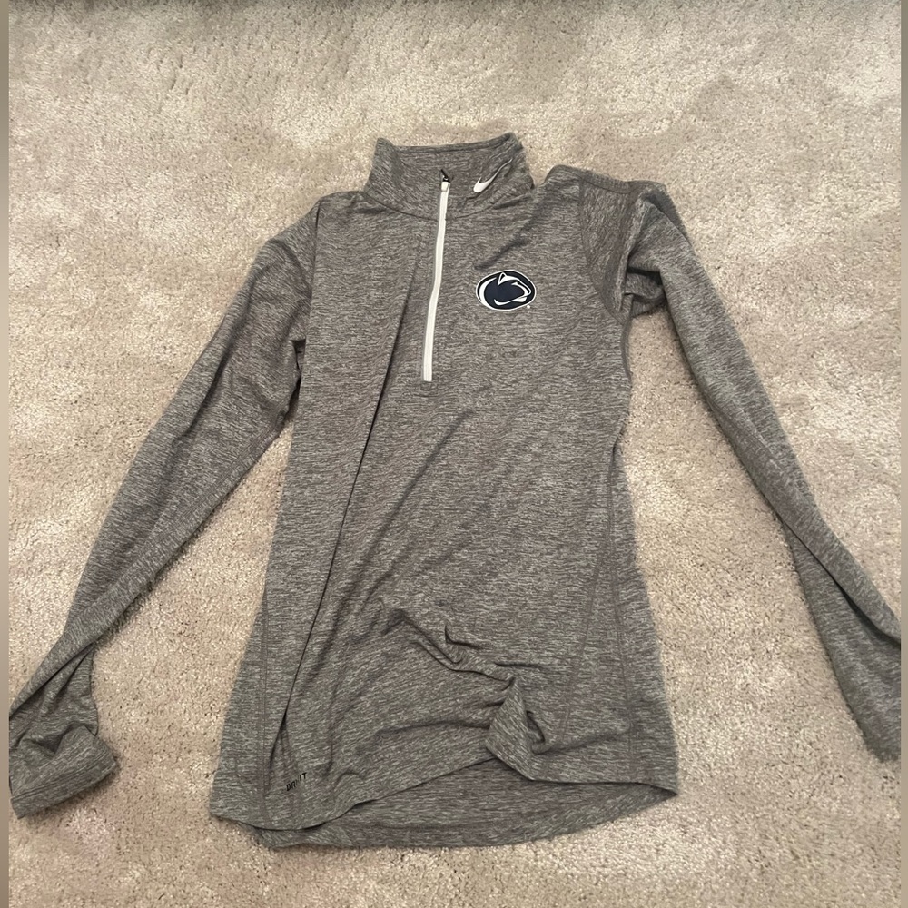 Penn State Quarter Zip Women’s Gray